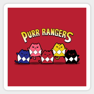 Cute Funny Kawaii Superhero Team Cats Funny Meme Gift For Cat Lovers Sticker